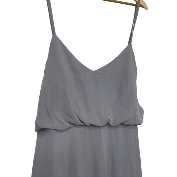 NWT Birdy Grey Gwennie Formal Bridesmaid Dress in Chiffon Silver Curve 3X - Picture 11 of 11